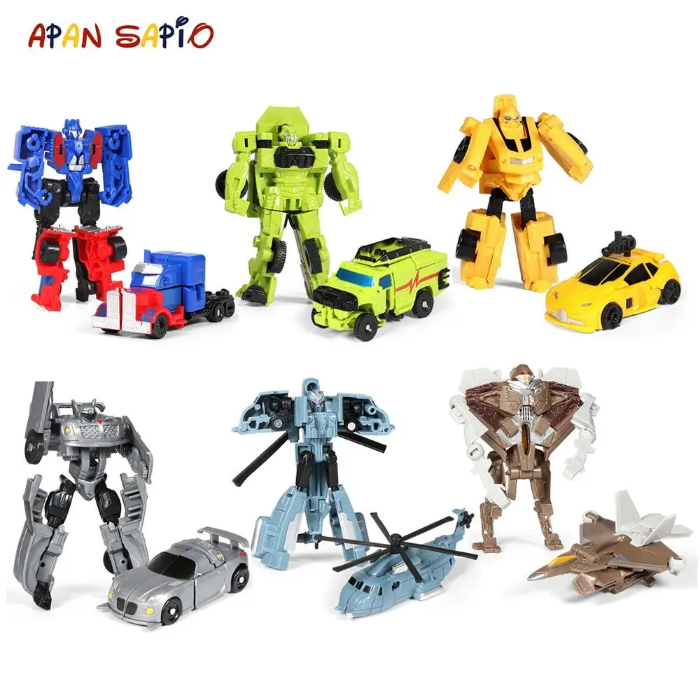 

Mini Transformation Robot Toy Engineering Vehicle Model Educational Assembling Deformation Toy for Children Action Figure Car