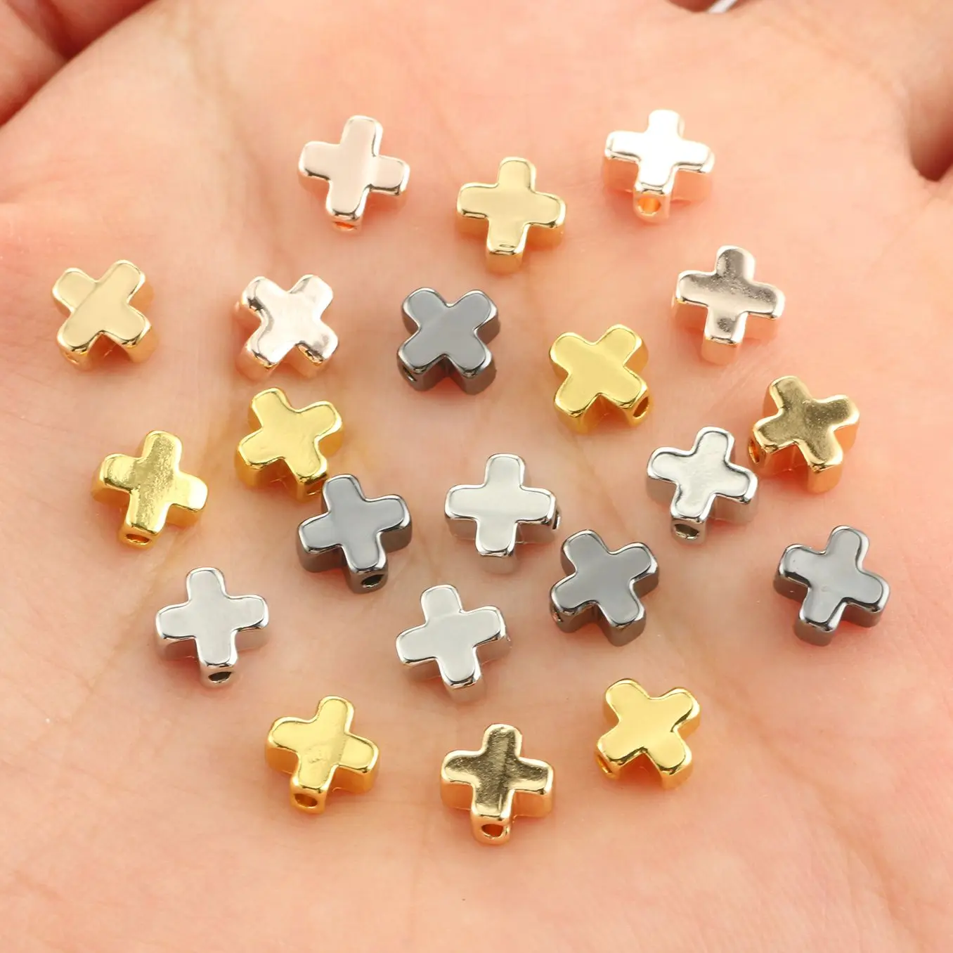 8mm number slider beads figure charms for bracelets silver beads