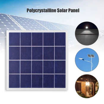 

DIY Polycrystalline Solar Panel Silicon Solar Battery Charger 4W 5V 6.9x6.8 inch Automatically Recharging Durable Elements