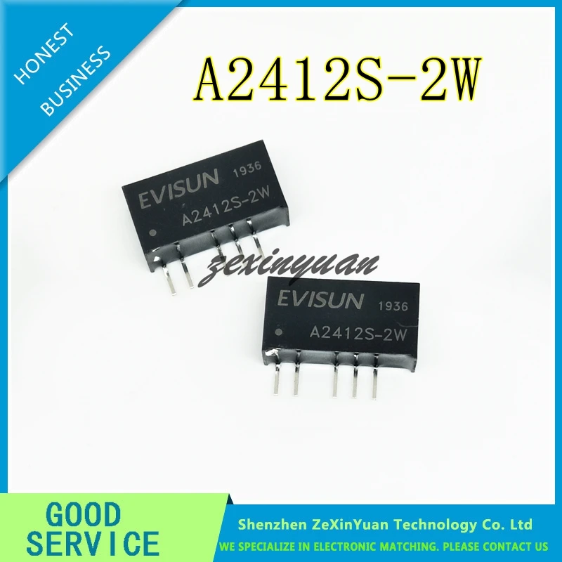 5PCS 10PCS A2412S-2W A2412S- SIP-5 NEW DCDC buck power module 24V to 12V | Электроника