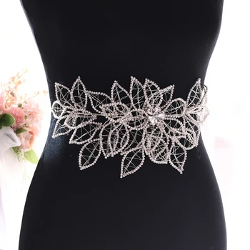 

YouLaPan Handmade Beaded Belt Cowgirl Rhinestone Belts Wide Women Belt Satin Ribbon Belt Bridal Unique Belts Western Belts SH256