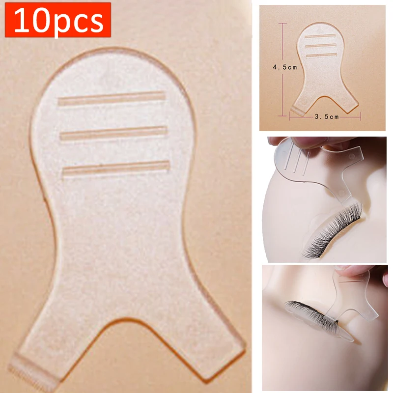 10pcs Eyelash Lash Lashes Lifting Lift Perm Y Comb Separating Tool Brushes