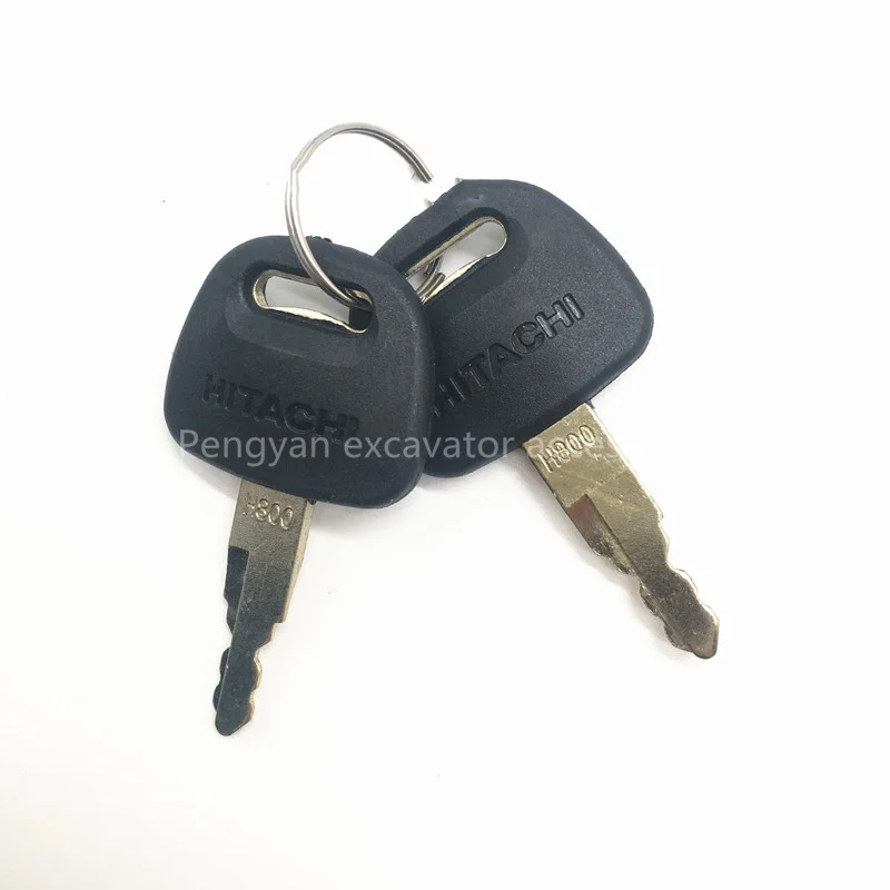 5PCS H800 4286465 Excavator Ignition Key For Hitachi Grab BU0028 ZAX EX60 70 120 200 210 Door Lock Open the door Components