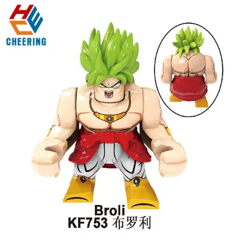 

Single Sale Building Blocks Broli Vegetto Gogeta Kanba Tapion Mira Dolls Figures Bricks Action Toys For Children KF753