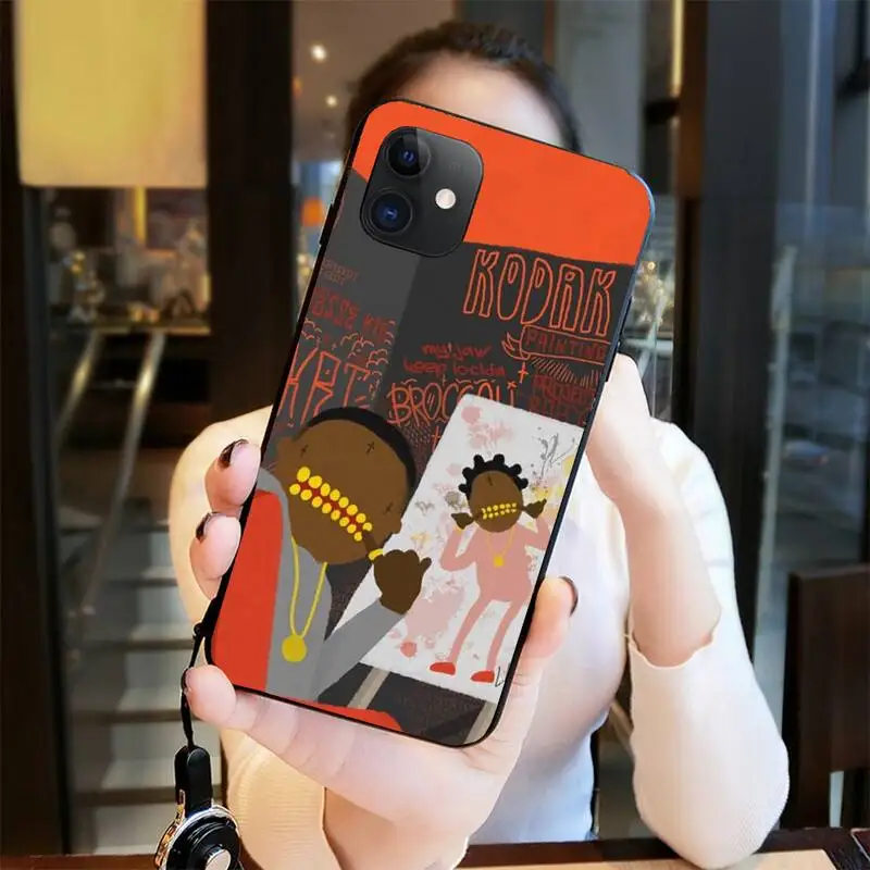 HPCHCJHM Kodak Black Rapper Soft Silicone TPU Phone Cover for iPhone 11 pro XS MAX 8 7 6 6S Plus X 5S SE 2020 XR case