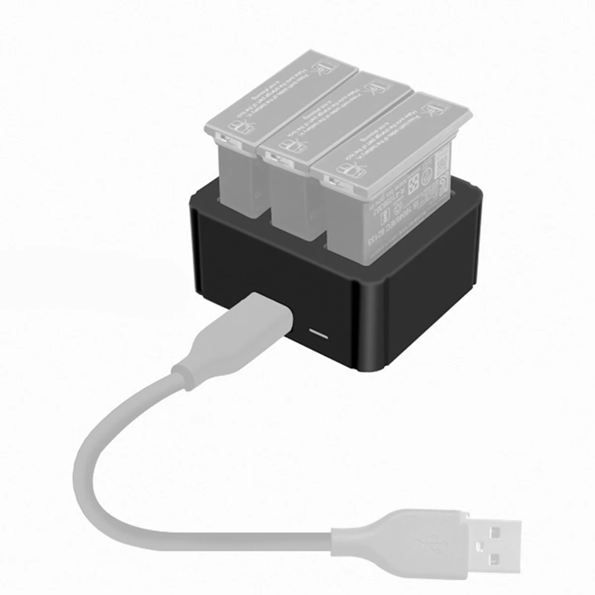 SOONHUA 3-Порты и разъёмы USB Батарея зарядная станция для DJI OSMO экшн-зарядное устройство для камеры Центральная станция 4,35 V 3A