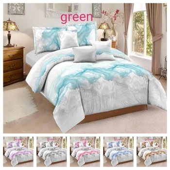 

2 or 3pcs Bedding Set Flowers Painting Soft Duvet Cover Sets with Zipper Closure 1 Quilt Cover + 1/2 Pillowcases US/EU/AU Size
