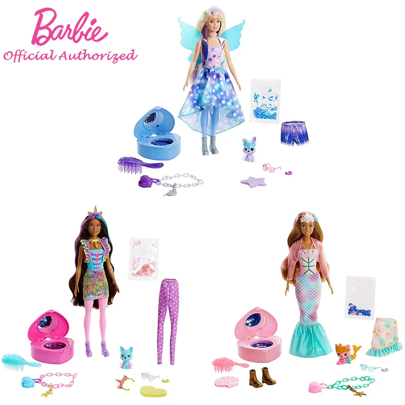 barbie color reveal peel fairy fashion reveal doll