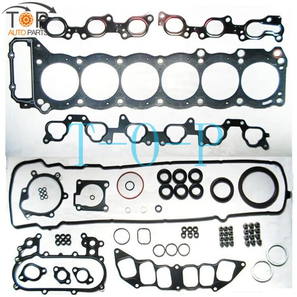 

For Toyota Land Curiser LX450 24V 1FZFE Full Set Auto Parts Engine Complete Gasket Ket 04111-66054 11115-66031
