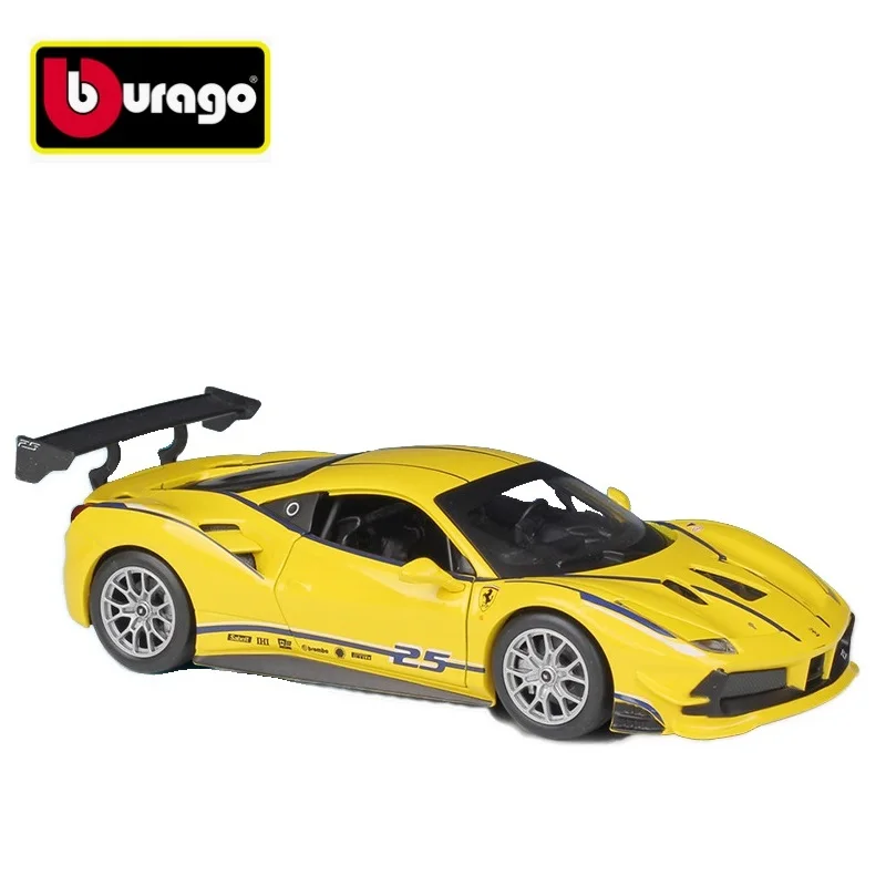 

Bburago 1:24 Ferrari 488 Challenge Yellow Diecast model car