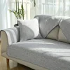 Modern Home Decor Sofa Cover Linen Woven Non-slip Case For Sofa Pure Color Sofa Towel For Living Room Couch Seater Sofa Cover ► Photo 3/6