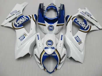 

Injection Mold Fairing kit for GSXR1000 07 08 gsxr1000 GSXR 1000 K7 2007 2008 ABS White blue Fairings set+gifts SE21