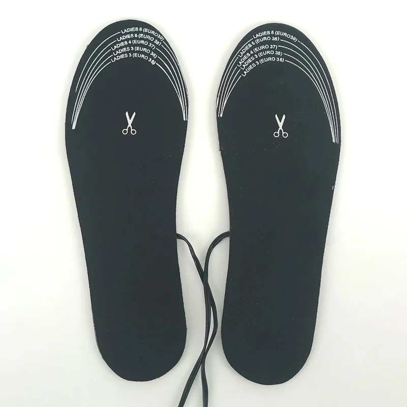 

Shoe Socks Pad Foot Warmer 1 Pair Heating Insoles Boots Winter USB Charger Cable