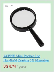 ACEHE 20x светодиодный Очки с подсветкой увеличители ювелирные часы Ремонт оптические очки объектив лупа инструменты лупы с 2 светодиодный s