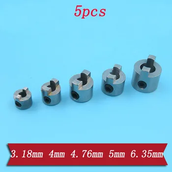 

5pcs Stainless Steel Paddle Fork Hole Dia 3.18mm 4mm 4.76mm 5mm 6.35mm Propeller Drive Dog Shaft Crutch Connector for RC Boat