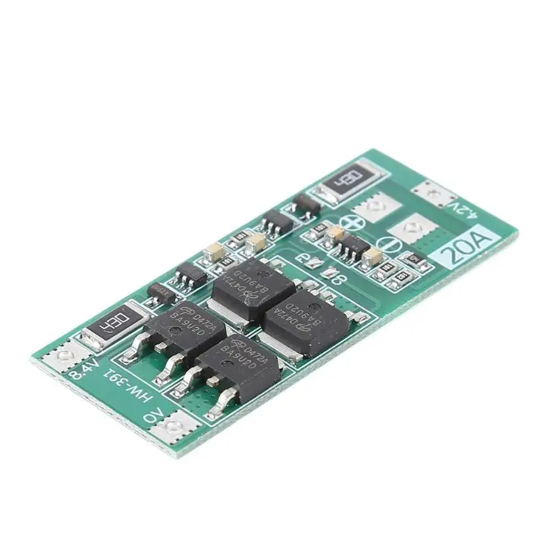 2S 20A BMS 7,4 V 8,4 V 18650 литиевая батарея защитный модуль