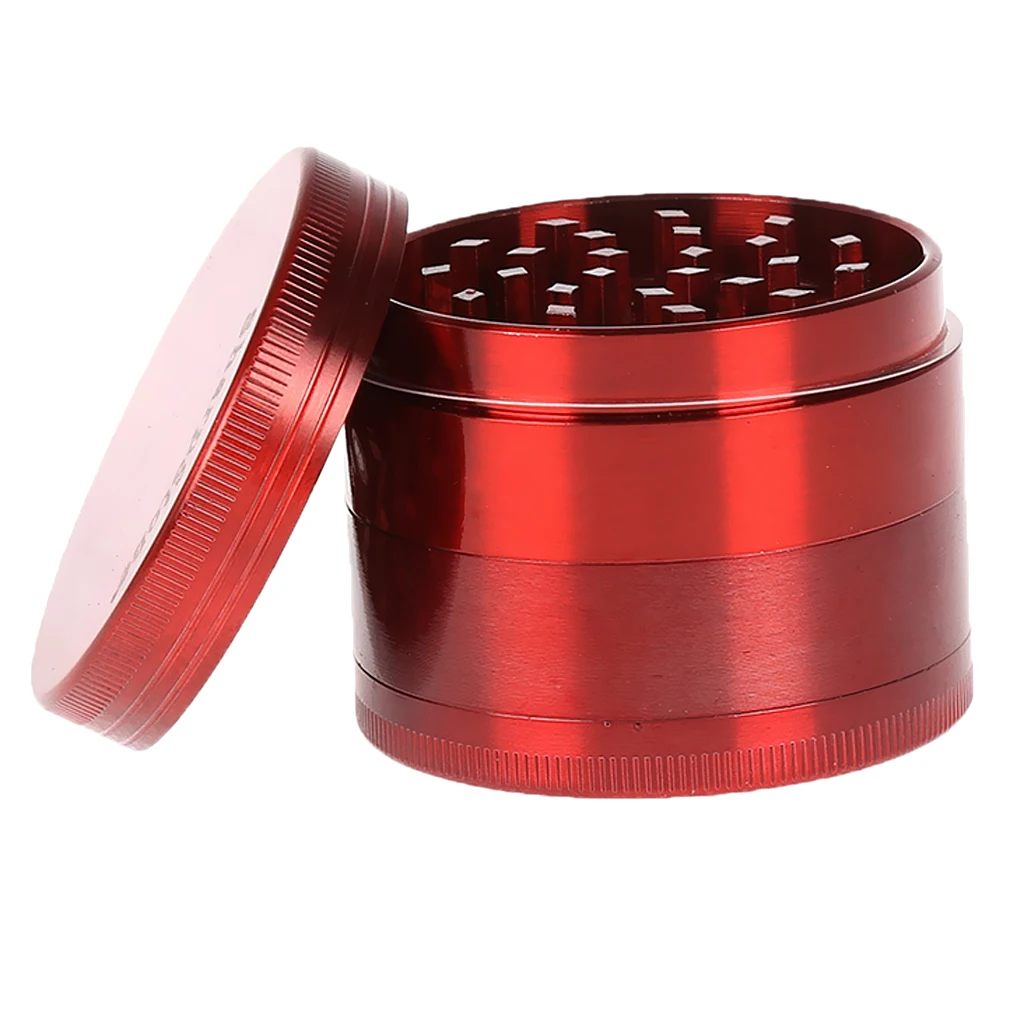 1 piece Tobacco Grinder Herb/Spice/Weed Zinc Metal Alloy Four Layers Crusher Spice Herb Grinder
