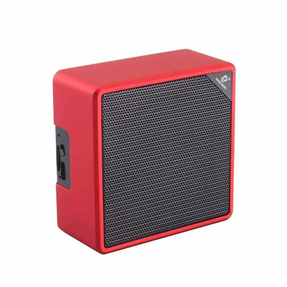 Горячая мини кирпич Bluetooth беспроводной динамик портативный звуковой блок MP3-плеер Caixa де сом Portatil Alto Falante Altavoz Pb3 Mon - Цвет: Red