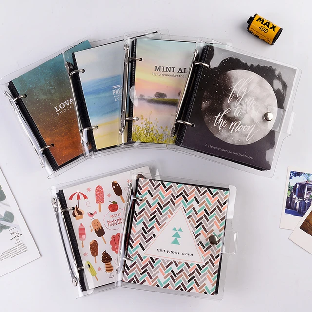 100 Pockets 3 Inch Mini Film Photo Paper Album Commemorative Book for  Fujifilm Instax Mini 12