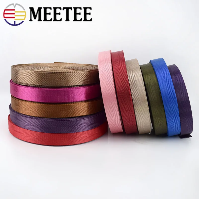 45Meters 20mm High Quality Nylon Webbing Herringbone Pattern Knapsack Strap Dog Collar Belt Tape Binding DIY Sewing Accessories | Дом и сад