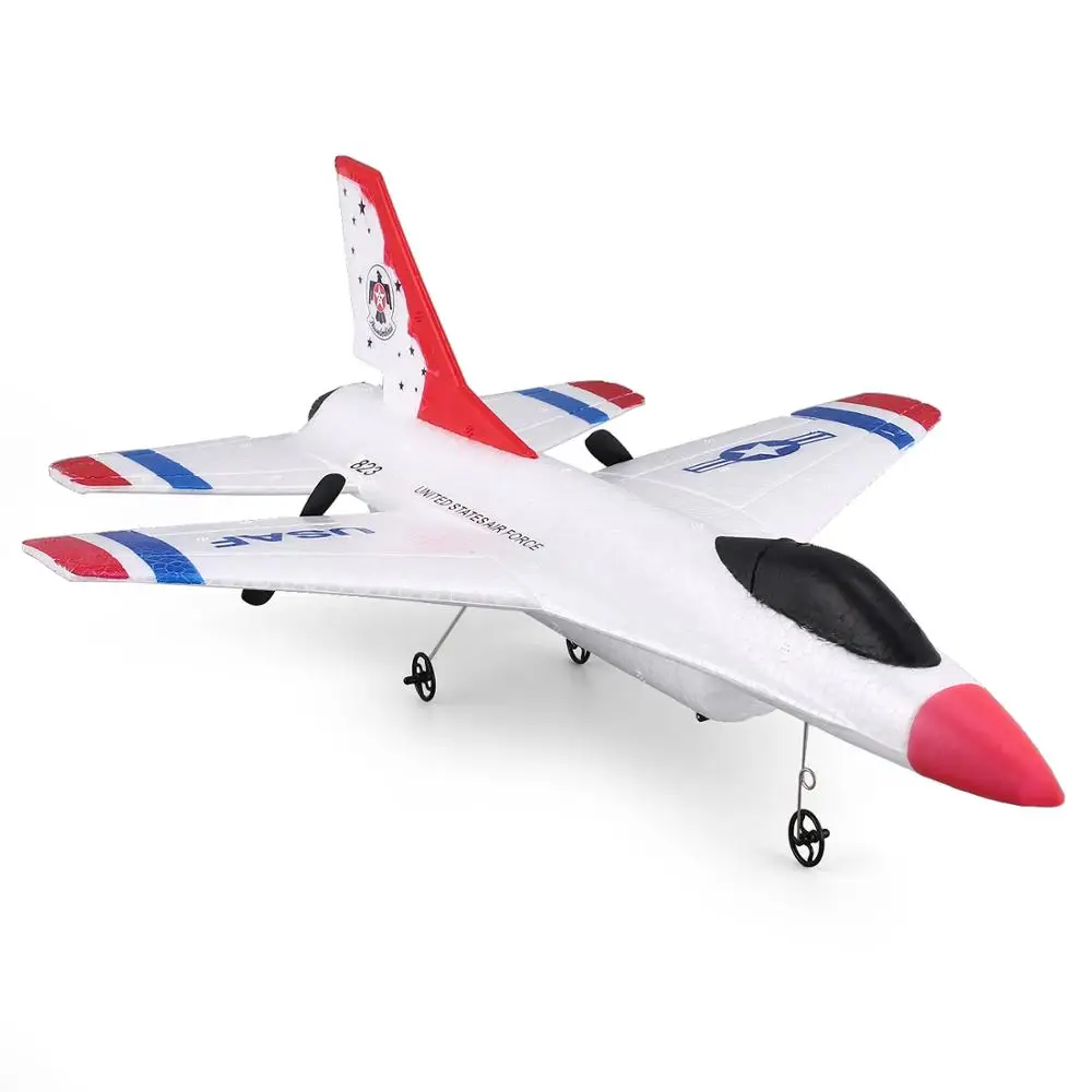 FX-823 2,4G 2CH F16 Thunderbirds EPP пульт дистанционного управления RC планер самолет