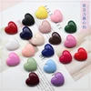 16Pcs/Lot High Quality Acrylic Color Button Children's Clothes Dress Knitted Sweater Pajama Buckle Heart-Shaped Love Decorative 1