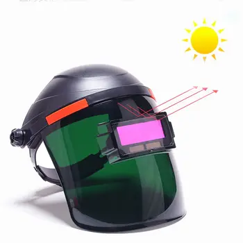 

Circular Arc Solar Automatic Darkening Welding Helmet Adjustable Protective Welding Soldering Mask Welder Cap Safety Protection