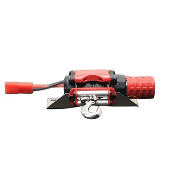 

Metal Electric Winch& Wireless Remote Controller Receive for 1/10 RC Crawler Traxxas TRX4 Axial SCX10 90046 D90 D110