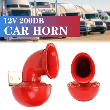 

12V Red Car and Motorcycle Modified Super Loud Cow Called Electric Horn