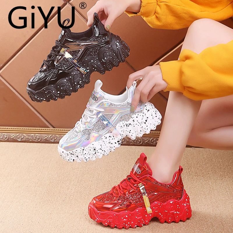 Designer Chunky Sneakers Women Brand 