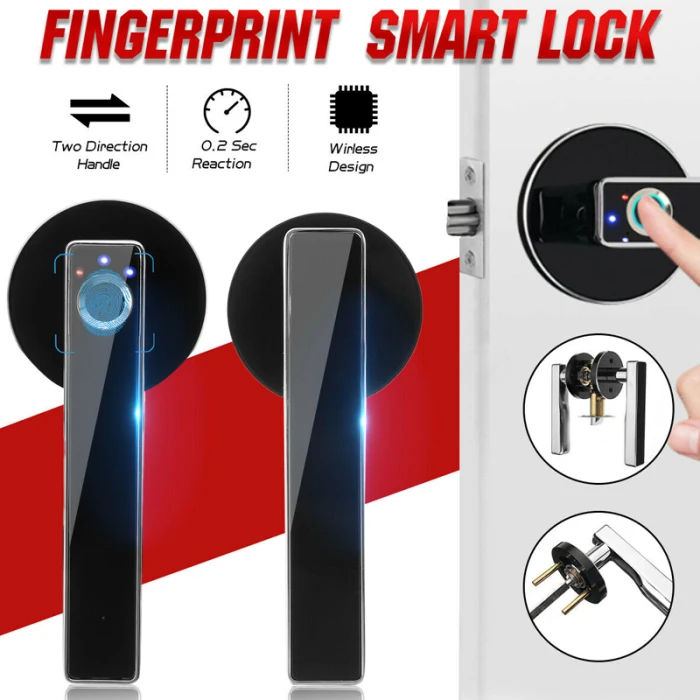 Отпечатков пальцев замок умный пароль двери из нержавеющей стали домашние замки безопасности зарядка через usb NC99