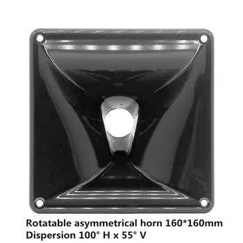 

Finlemho Tweeter Speaker Accessories Treble Horn Nexo 160*160 For Professional Mixer Audio Home Theater Karaoke HiFi PS160 2PCS