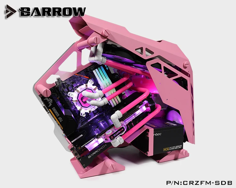 Барроу Cougar Conquer мини Чехол резервуар для водяного охлаждения RGB резервуар акриловая водяная доска INTEL платформа 240 мм CRZFM-SDB, гаджет