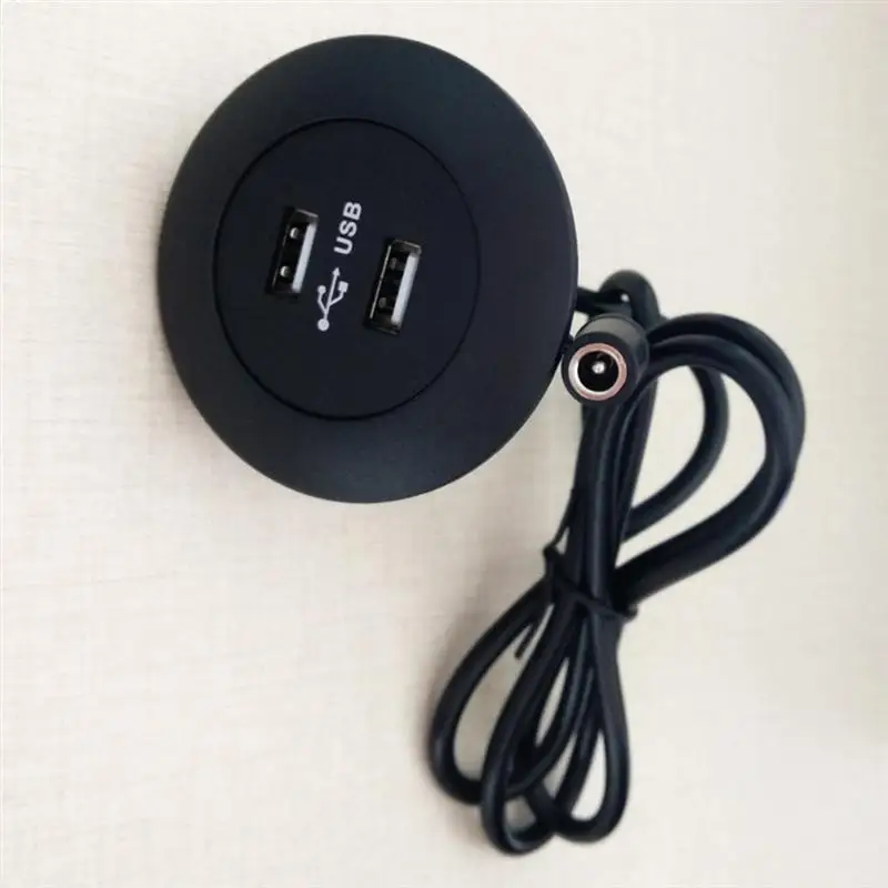 Foxnovo US Plug настольное USB зарядное устройство с двумя портами usb Настольная мощность втулка зарядное устройство s для стола диван стол