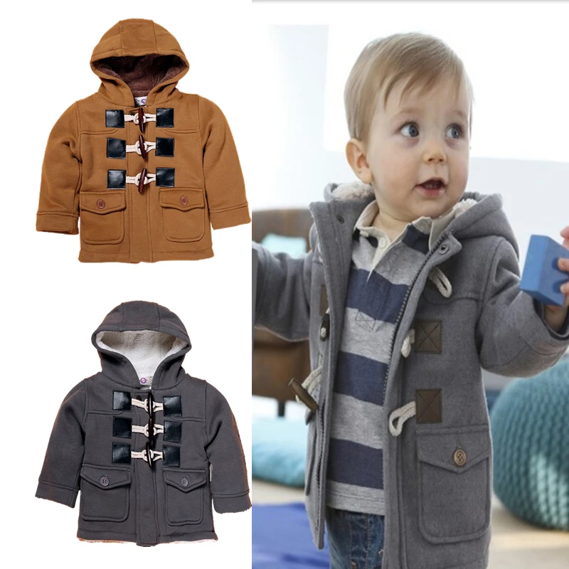 Jacket For Kids Warm Boys Outerwear Children Baby Boys Clothes Hooded Thicken 2022 New Autumn Winter Windbreaker Casual Costume black mink coat