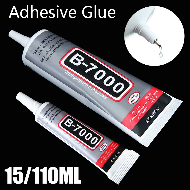 15/25/50/110ml Adhesive Glue Super Liquid Glue Nail Gel Epoxy Resin Adhesive DIY Jewelry Rhinestone Phone Screen Glass Glue b7000 110ml multipurpose adhesive jewelry rhinestone crafts diy phone screen glass epoxy resin super liquid glue b 7000 nail gel