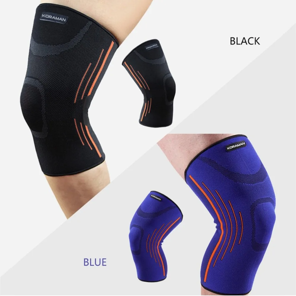 KORAMAN Breathable Shockproof Running Cycling Knee Support Braces Training Elastic Mountaineering Knee Pad Sleeve Drop Shipping