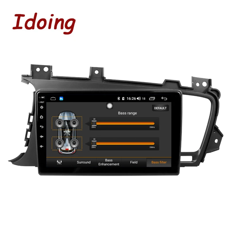 Idoing " Android 8,1 Автомобильный gps мультимедийный плеер для Kia K5 Optima 3 TF 2011- gps навигация Радио Видео плеер нет 2 din DVD