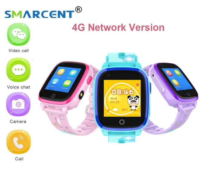 Смарт-часы DF33 4G IP67 SOS HD Wi-Fi GPS LBS | Электроника