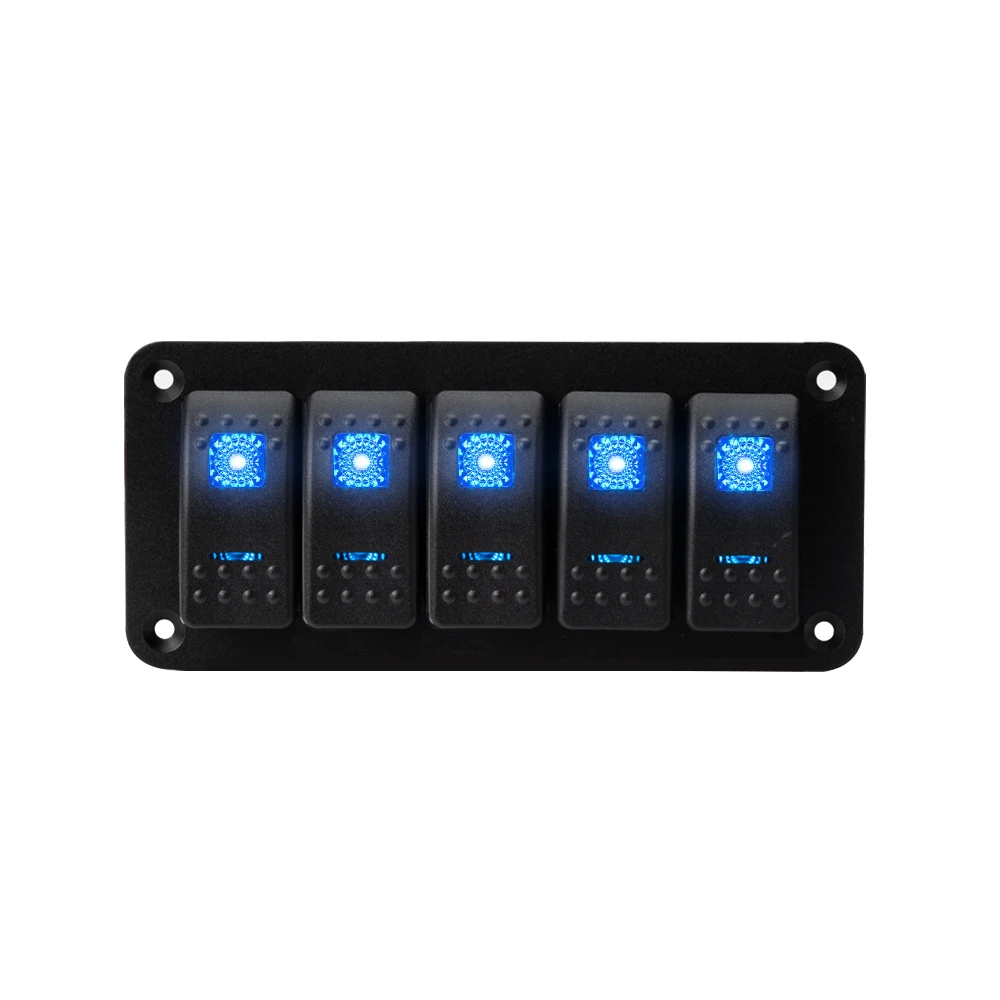 Marinha Universal Rocker Switch Painel, impermeável, RV,