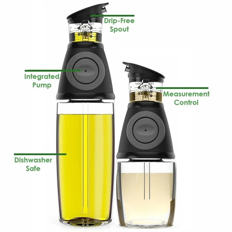 Botique-2Pcs/Набор 9/17Oz диспенсер оливкового масла бутылка набор масло уксус с диспенсер кухонный носик гаджет