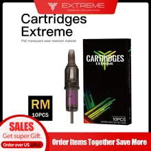 20 шт. иглы для картриджа татуировки круглые Изогнутые Magnum RM стерильные роторные иглы для ручек Одноразовые Круглые шейдерные принадлежности