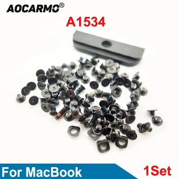 Aocarmo 1Set Keyboard-Screw Bottom Bolt Screws For MacBook A1534 Replacement Parts 1