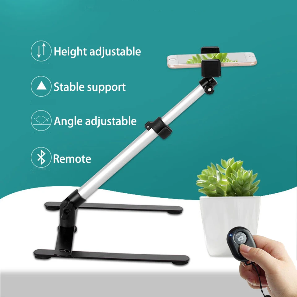 Desktop Tripod For Smartphone Iphone Tripod For Mobile Phone Tripie For Cell Phone Overhead