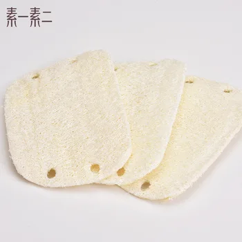 

Natural Loofah Brush Pot Dishcloth Kitchen Household Cleaning Cloth Pot Brush Replacement 3 PCs