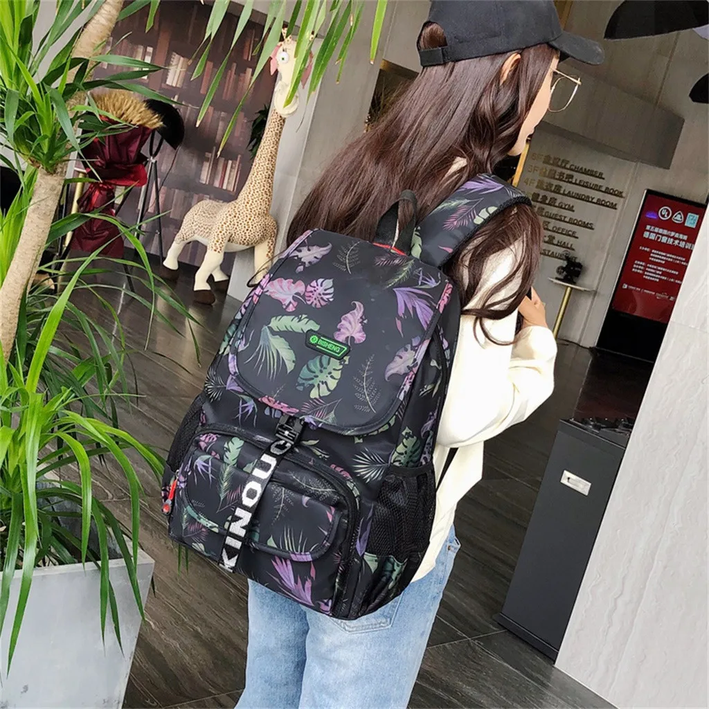 Aelicy Brand Anti-theft Nylon Backpack Female Brand Designer School Bag For Teenager Waterproof Travel Large Capacity Backpacks