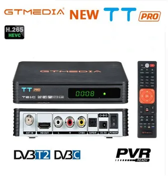 

GTMEDIA TT PRO DVB -T2 / C2 Cable 1080P HD Digital TV Tuner Receptor Support USB WiFi MPEG-2/4 H.265 Youtube PVR TV Receivers