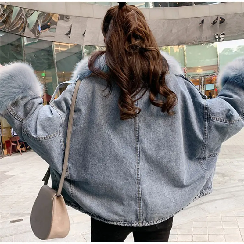 Women Winter Clothes Fashion Demin Jacket Coat