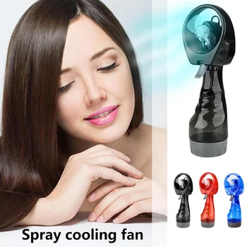 

Mini LED Portable Hand Fan Operated USB Power Handheld Mini Fan Cooler Lightweight Mini Spray Fan for Outdoor Summer