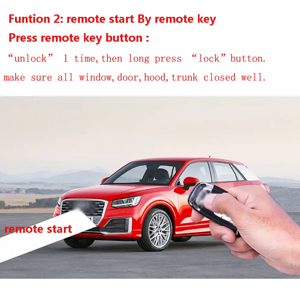 remote start audi q3 2020